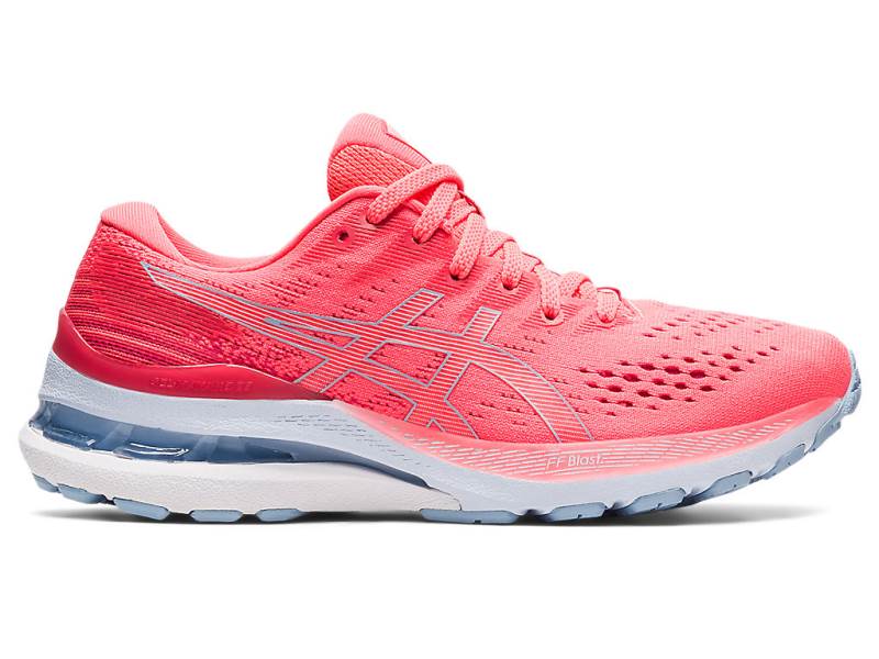 Dámské Běžecké Boty Asics GEL-KAYANO 28 Wide Červené 70324UADR